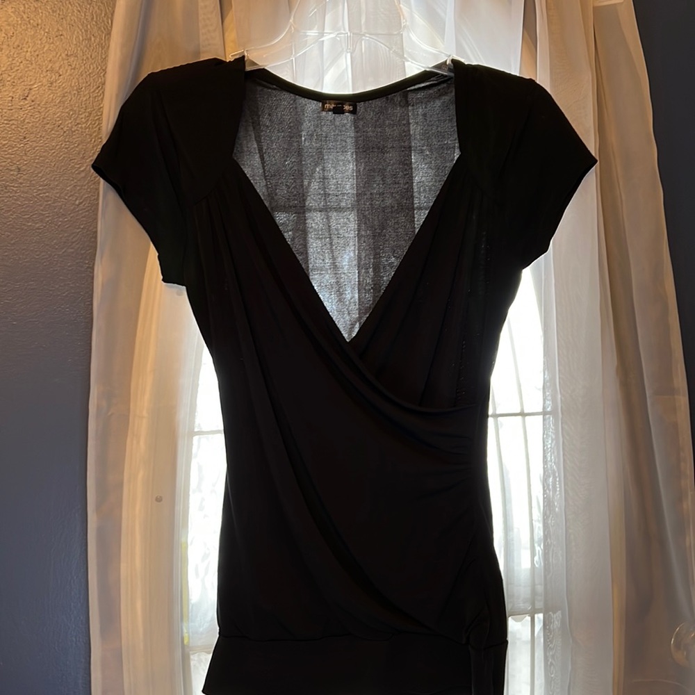 Maurices Cross Front Blouse